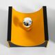 Pair of 60s Space Age metal wall lamps by Klaus Hempel for Kaiser Leuchten