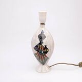 Sesto di Fiamma porcelain table lamp, Italy 1950s