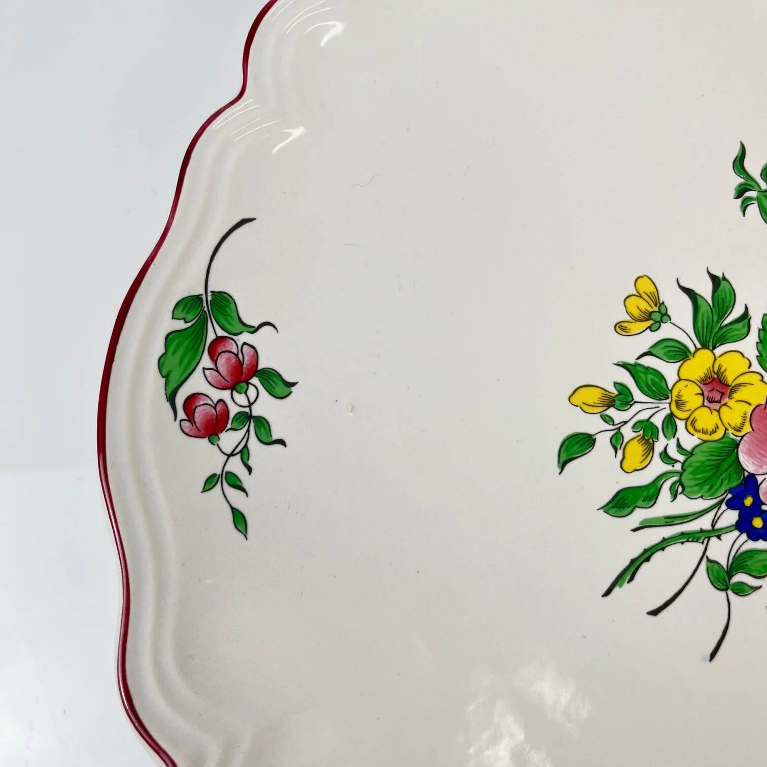 Fluted plate model Réverbère by KG Lunéville