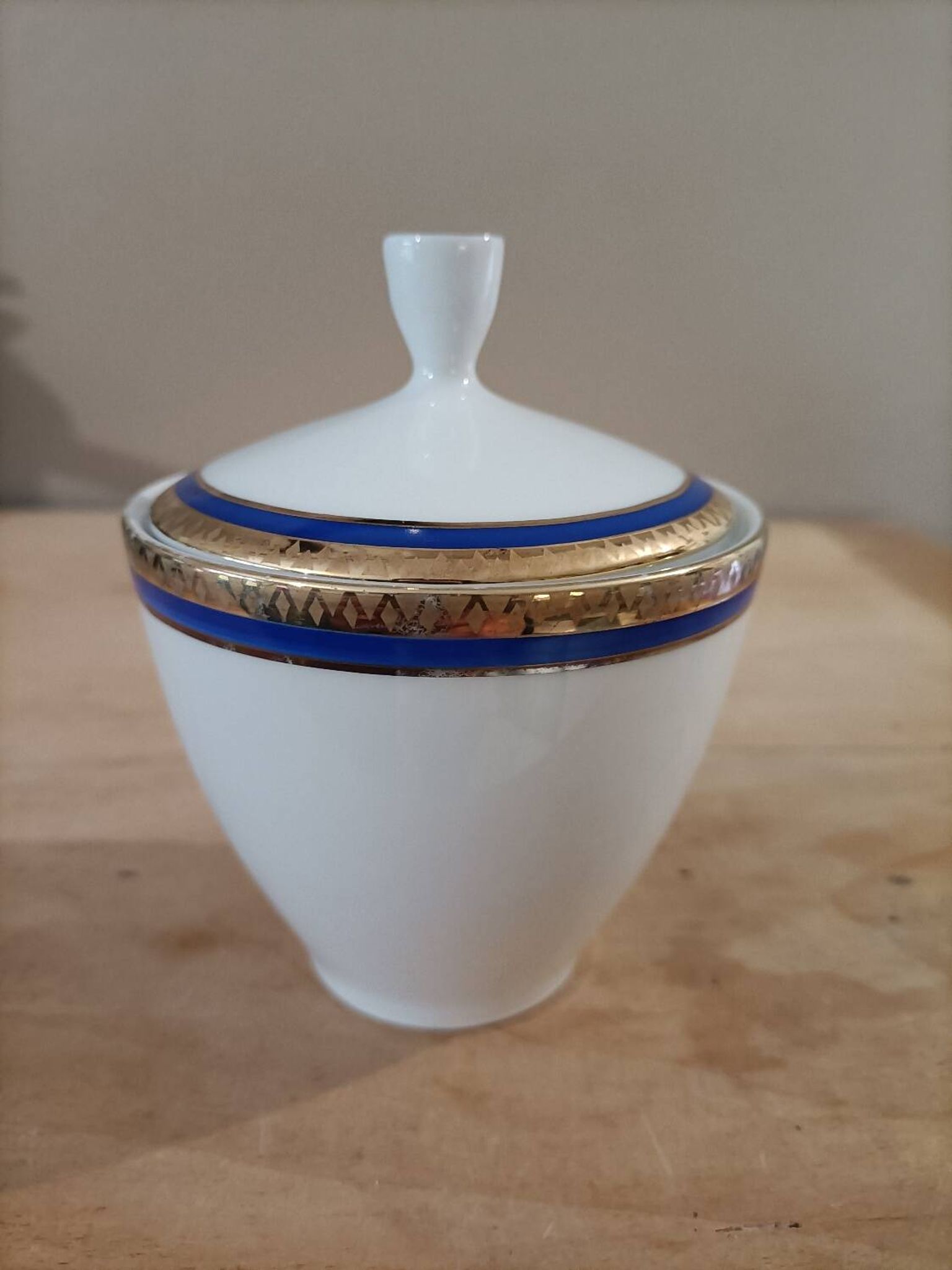 Retro sugar bowl Hertel Jacob Bavaria Germany