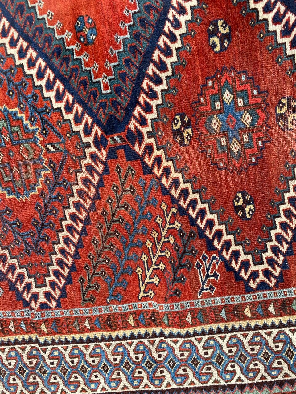Persian carpet of ghashghai 218x310 cm