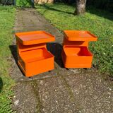 Pair of vintage bedside tables