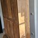 Armoire Art déco, 3 portes, 1 miroir, sablée