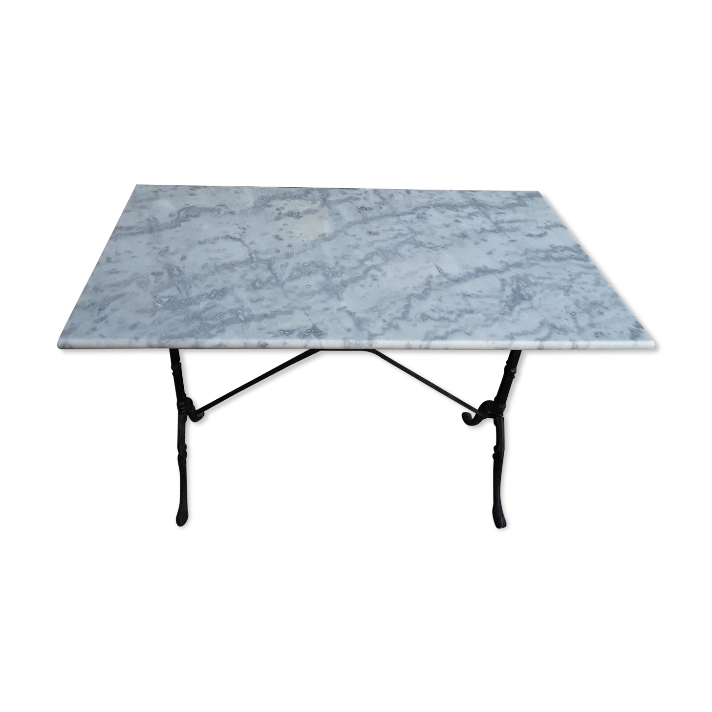 Marble tray bistro table