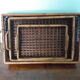 Lot of 3 servants, braided wicker trays