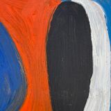Painting abstract composition XXth