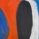 Tableau peinture composition abstraite XXe
