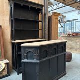 Patinated bar set from the early 20th century.