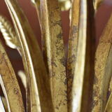 Wheat ear golden chandelier 5 branches.