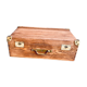 Valise bois et laiton