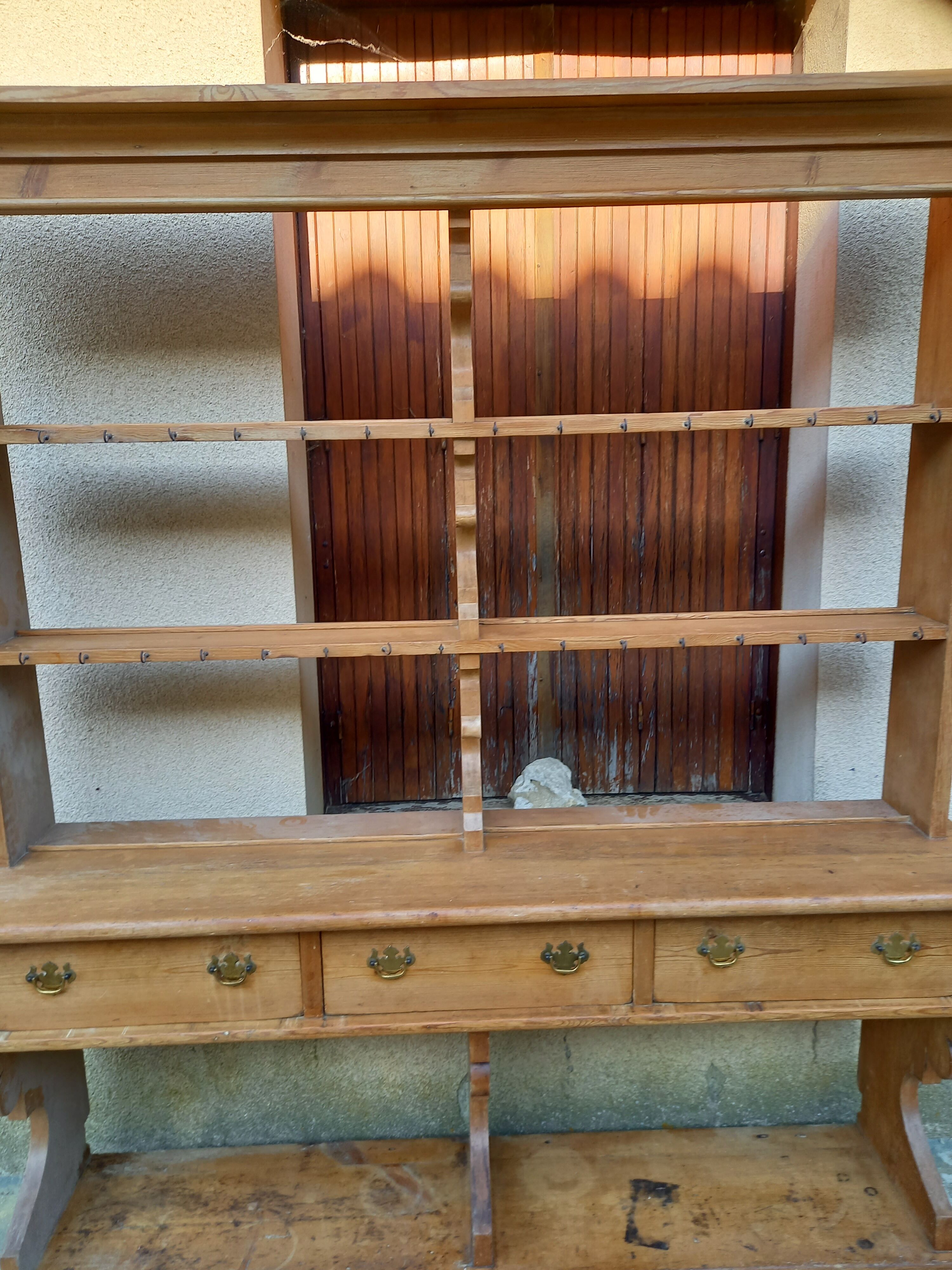 Wooden cupboard console