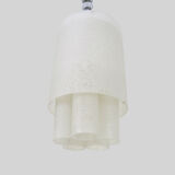 Murano glass tube chandelier by Doria Leuchten. Year 60