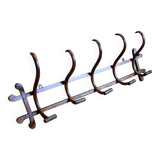 5-hook bistro wall coat rack on 1930s frame