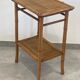 Table d'appoint, desserte en bambou et bois, vintage