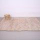 Tapis marocain vintage pâle 197 x 306 cm, tapis en laine berbère, tapis fait main boho