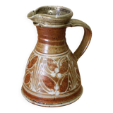 Glazed stoneware pitcher by Bottani Dechaud, La Borne
