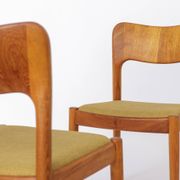 2 Niels Koefoed “Ole” Dining Chairs, Danish Mid Century Teak Chairs 1970s