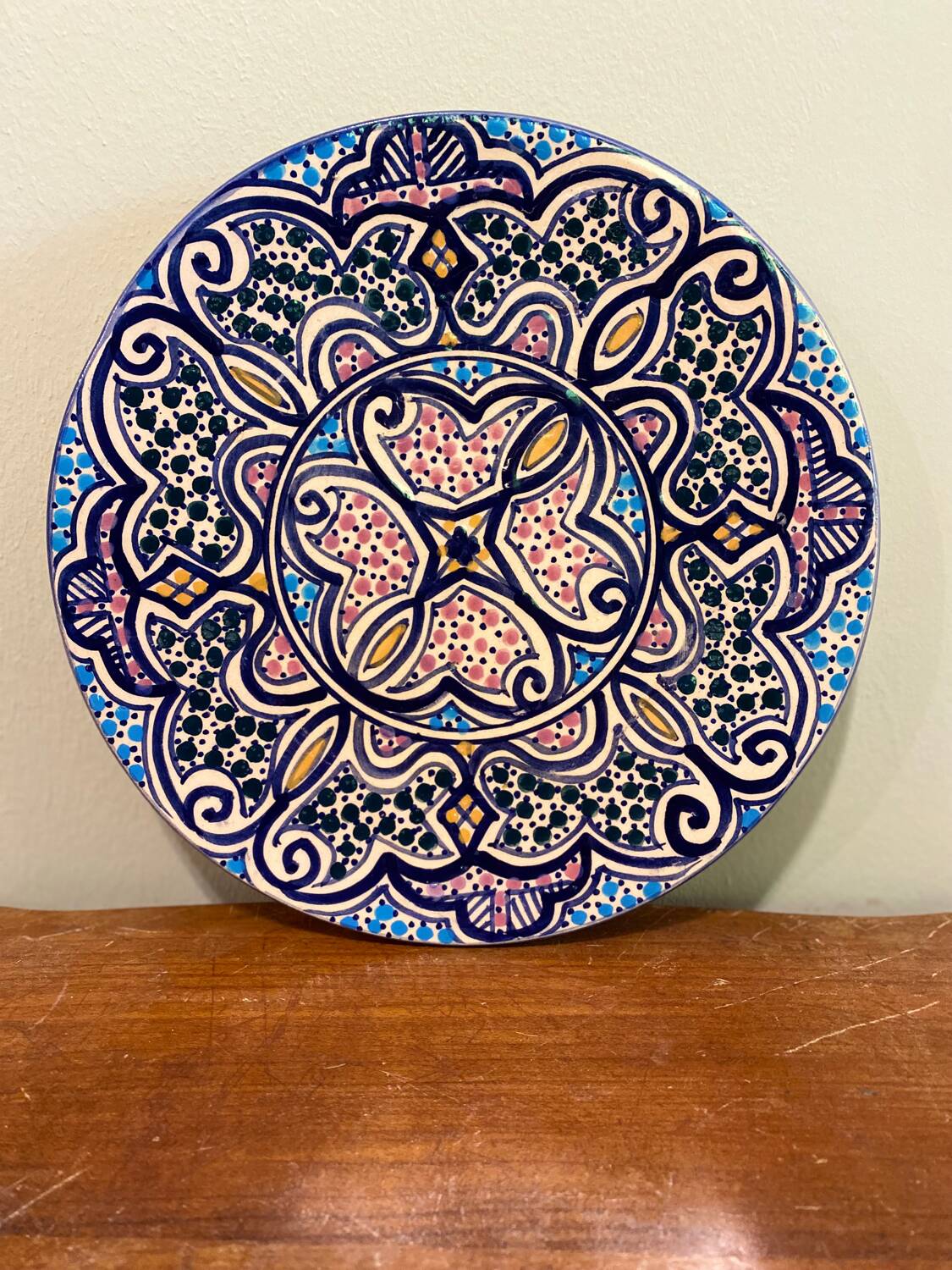 Ethnic decoration plate