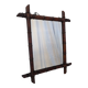 Antique bamboo mirror