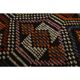 1970s Vintage Turkish Oushak Handmade Wool Cotton Brown Area Rug 144x260