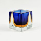 Sommerso Murano Glass Catch-All by Flavio Poli for Seguso, Italy, 1960s