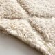 Moroccan berber carpet blessed ouarain ecru with diamond patterns engraved 304x204cm