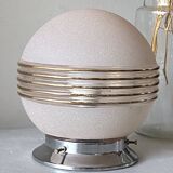 Pink granite ceiling light