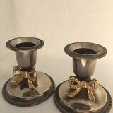 Pair of candle holders