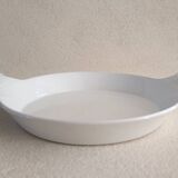 Plat en porcelaine à feu