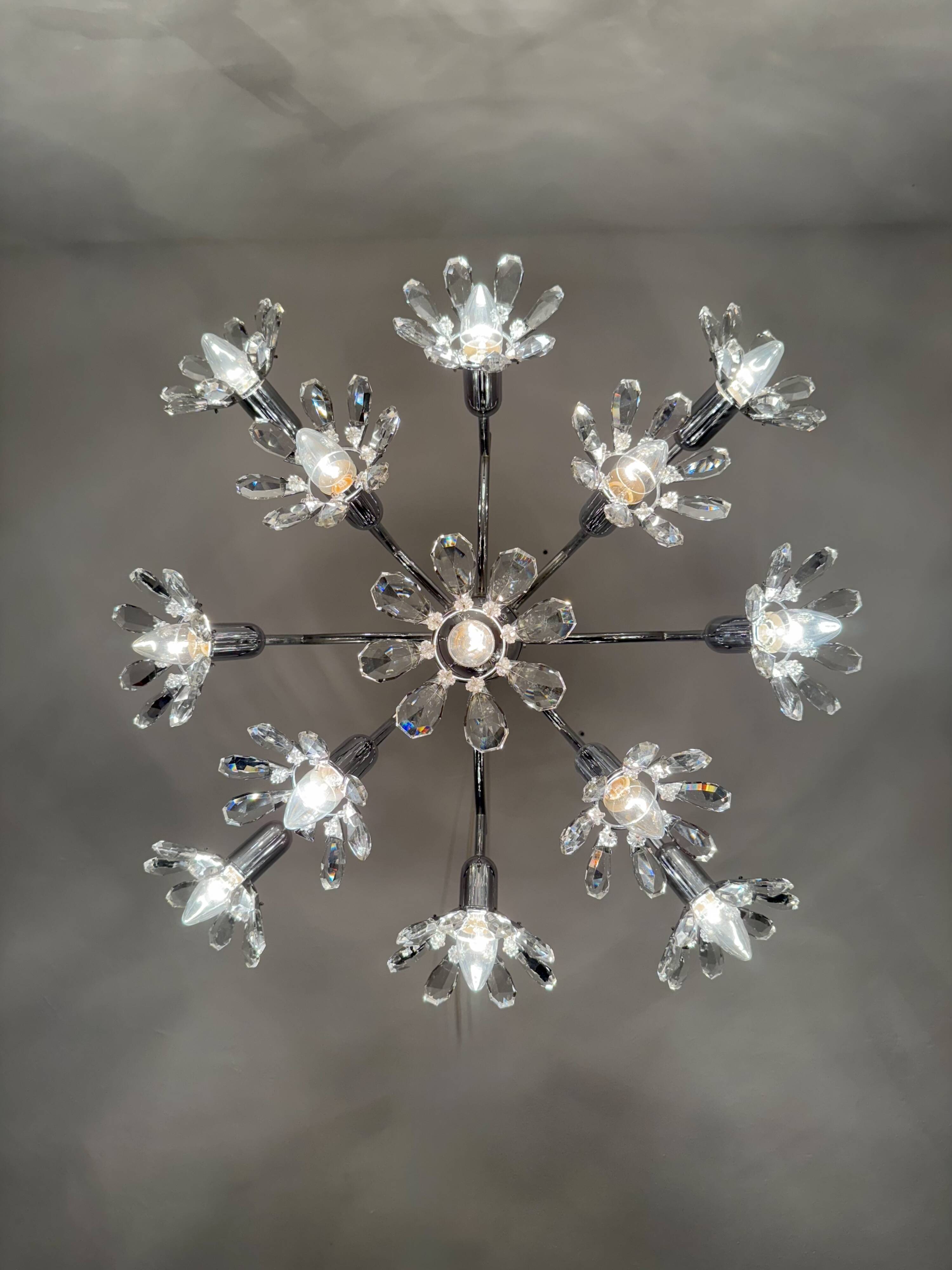 Crystal Glass Chandelier by Bakalowits