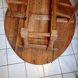 Large coffee table with folding top