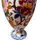Vase en Gien, décor pivoine
