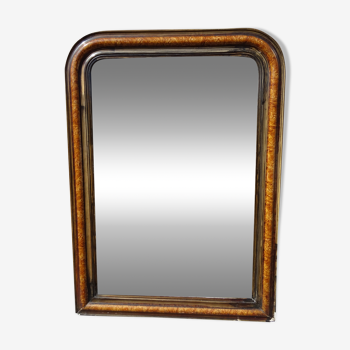 Ancien miroir Louis Philippe XIXème 89 x 65 cm