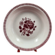Hollow round plate in Lunéville earthenware Ø 27.4 cm