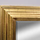 Deknudt gold wall mirror 1970s regency