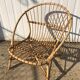 Vintage rattan armchair