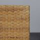 Rare Armchair in Wood and Woven Rattan, 1960s