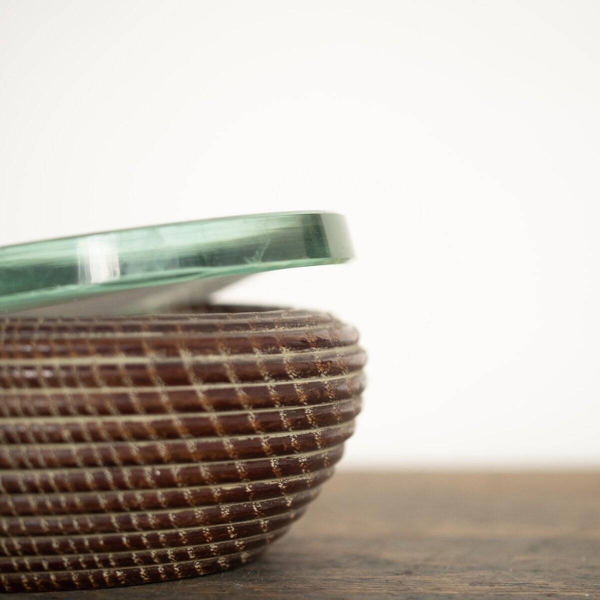 Wood and glass box by Pietro Chiesa for Fontana Arte, 1940s.