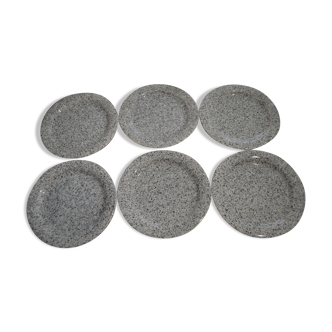Set of 6 dessert plates Quadrifoglio