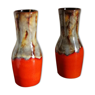 2 West Germany vases