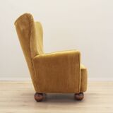 Mustard armchair, Scandinavian design, production: Denmark