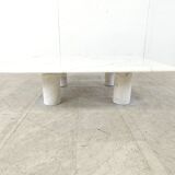 Angelo Mangiarotti carrara marble Coffee Table for Up&Up, Italy