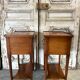 Paire de chevets de style Directoire en merisier, 20e siècle