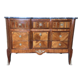 Restored XIXth century Transition style chest of drawers