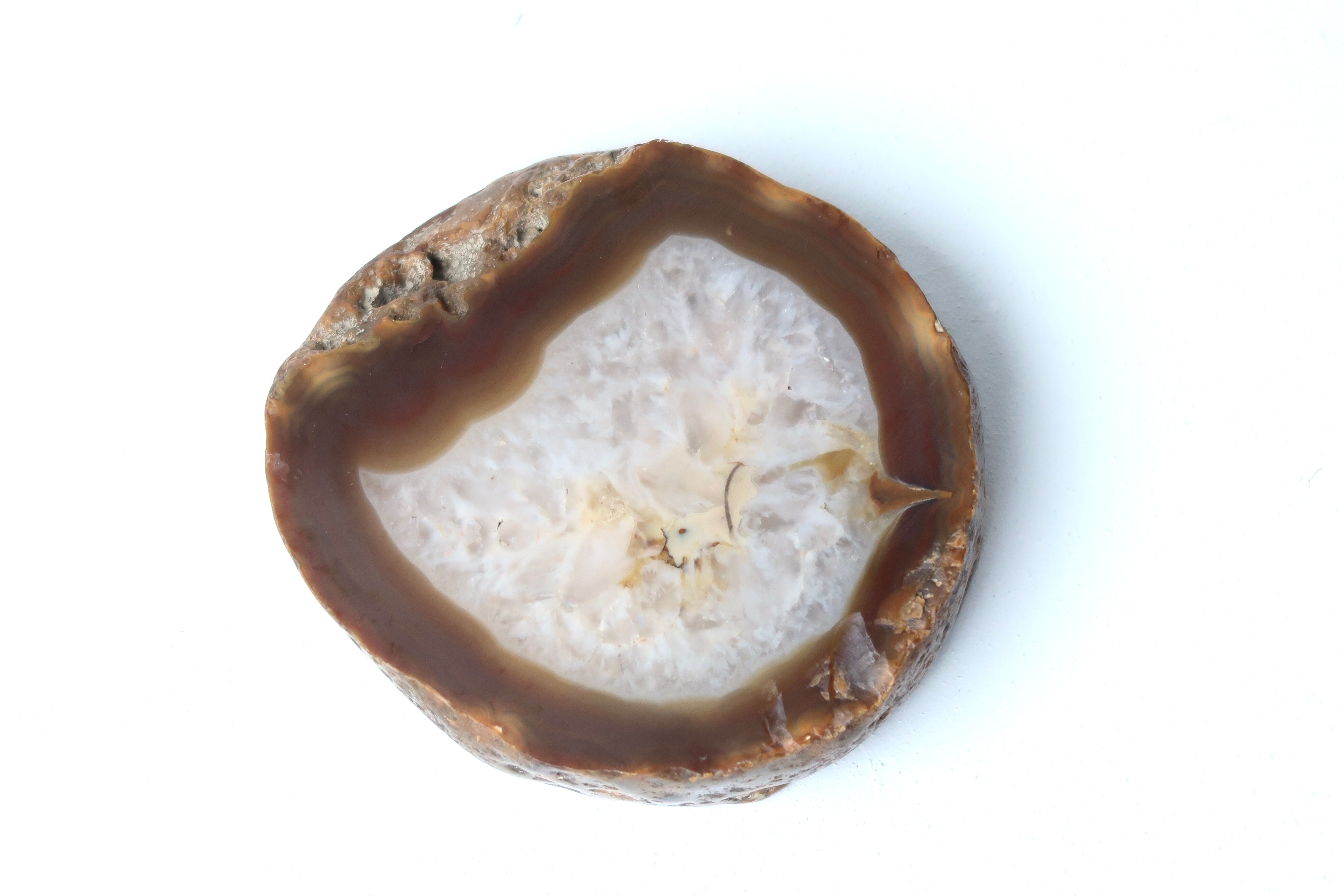 Vide poche en agate sculptée, années 70