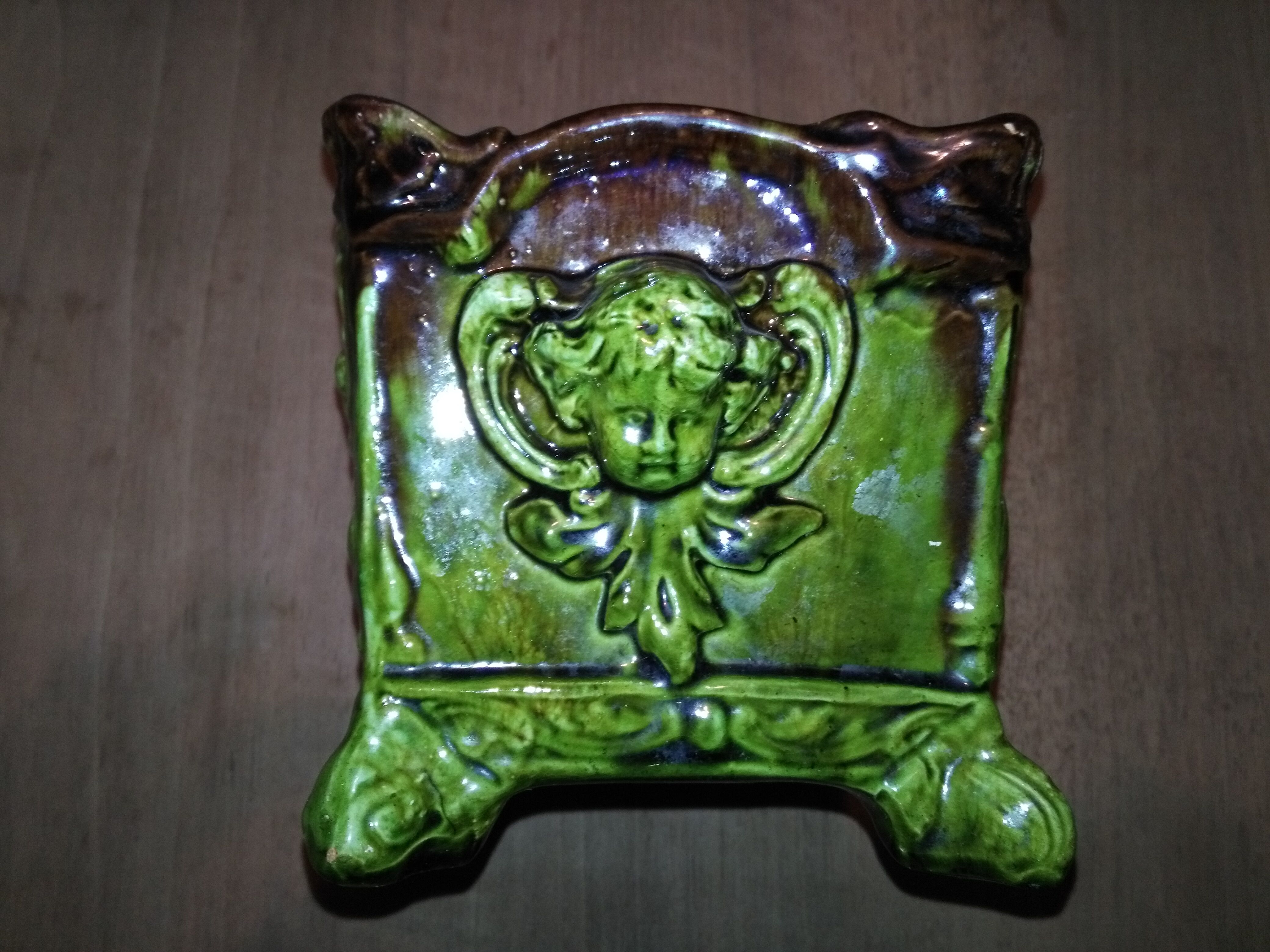 Art nouveau earthenware gardener