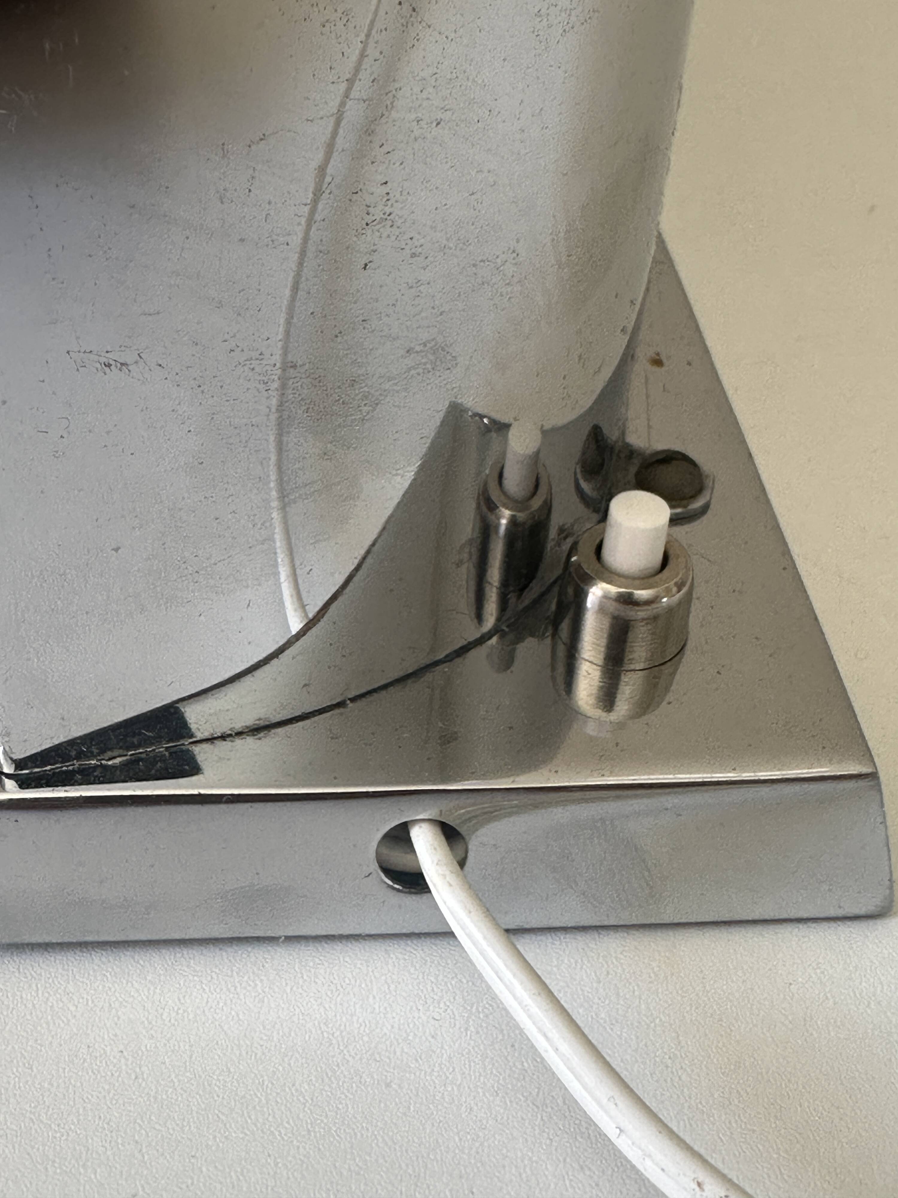 Fish lamp signed vintage design 50s