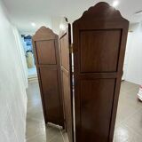 Carved solid wood screen