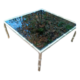 Vintage brass coffee table