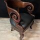 Fauteuil Empire en acajou